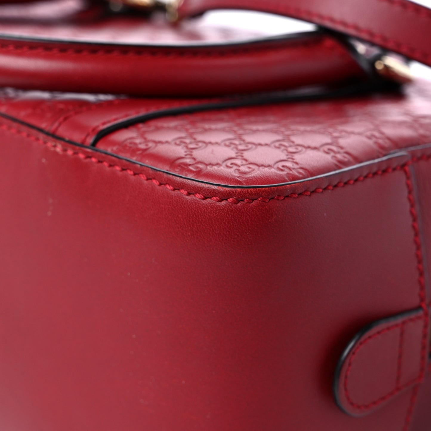 Microguccissima Small Crossbody Bag Rosso