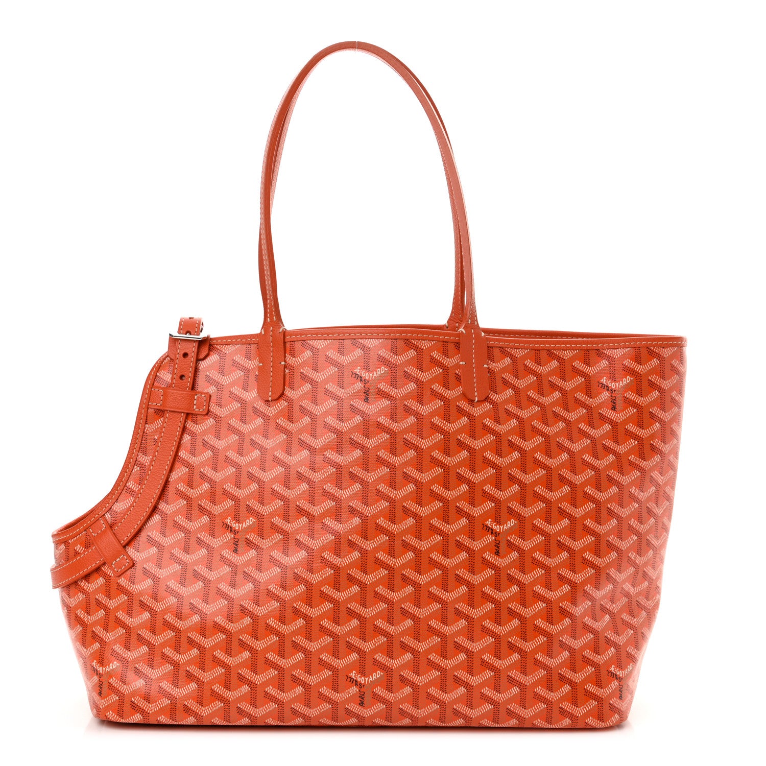 Goyard Goyardine Chien Gris Bag Orange 1 of 11