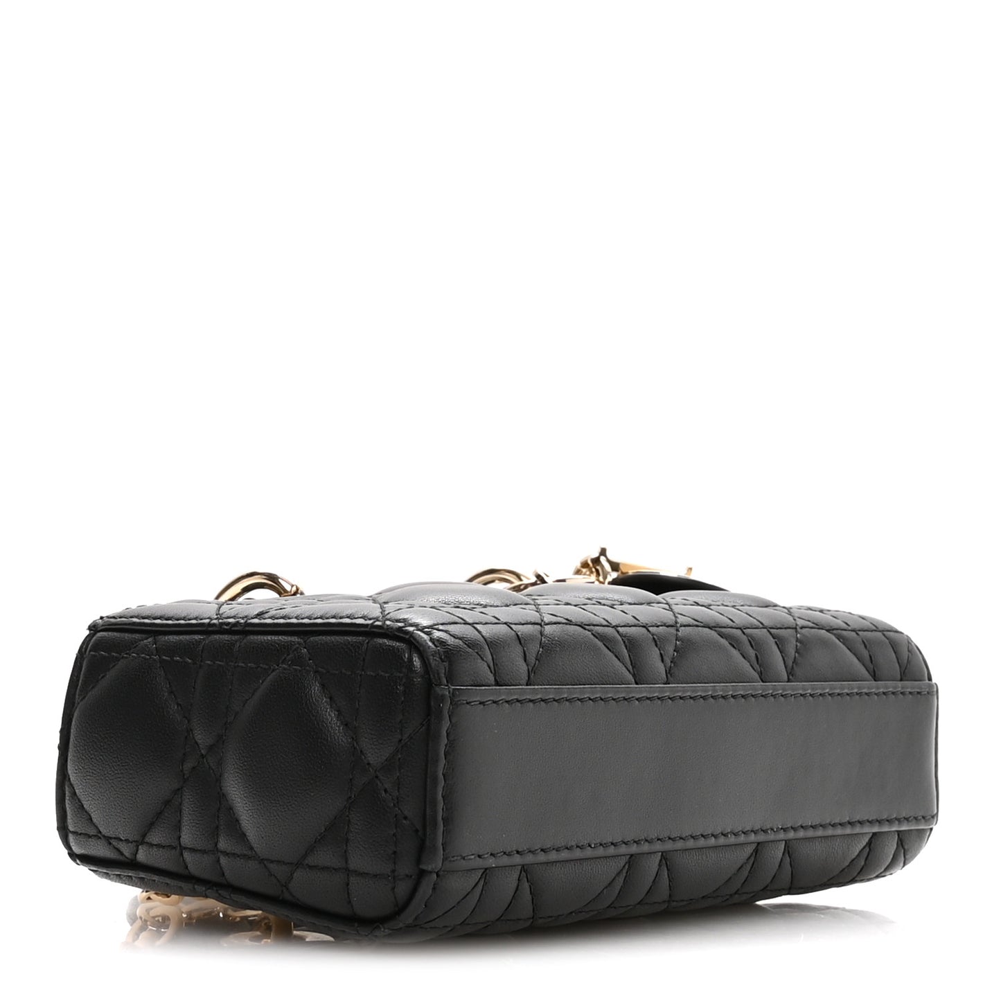 Lambskin Cannage Micro Lady D-Joy Black