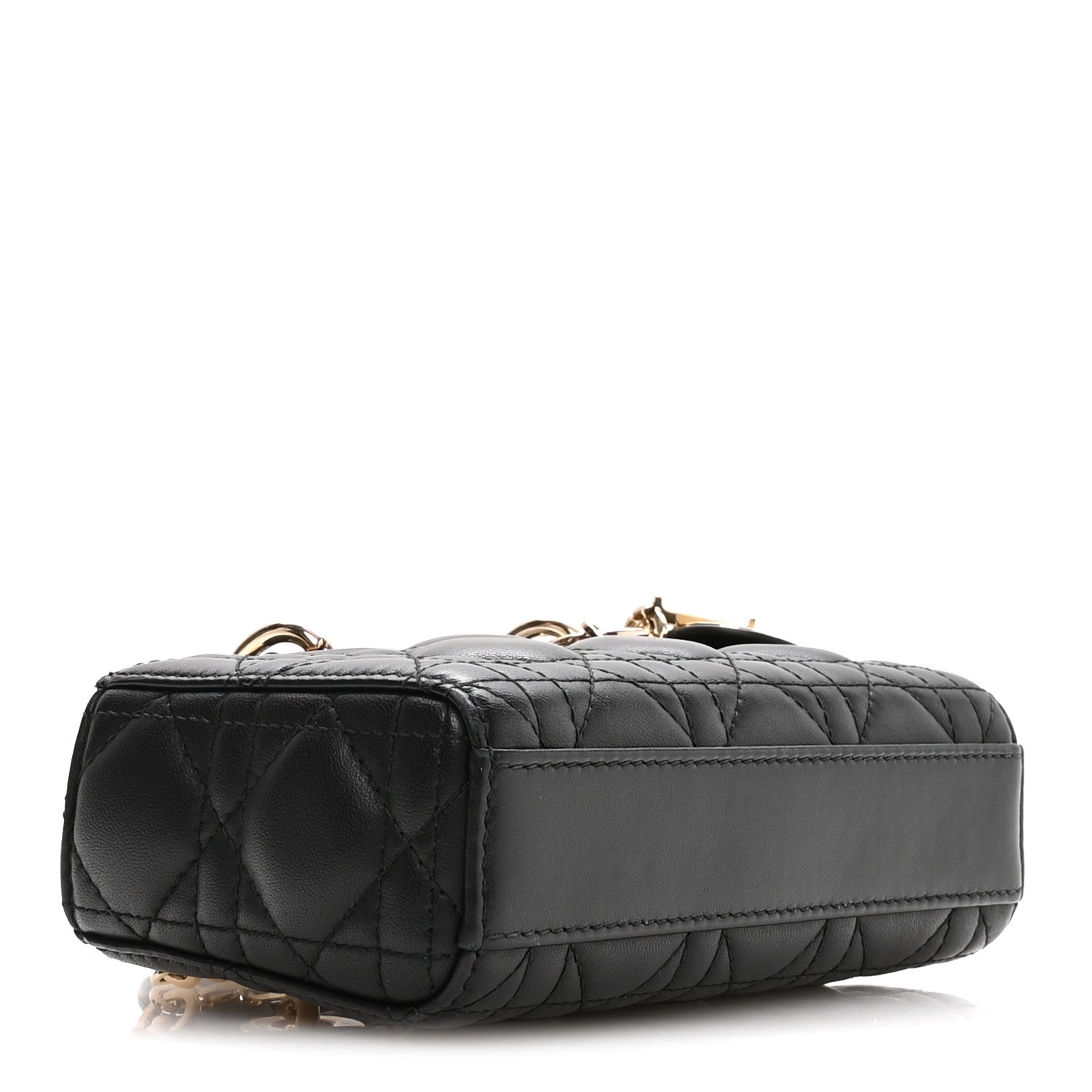 Christian Dior Lambskin Cannage Micro Lady D-Joy Black 4 of 10