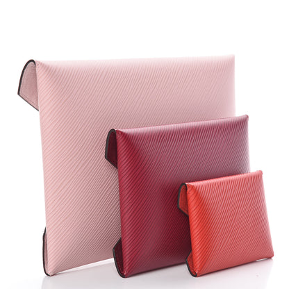 Louis Vuitton Epi Kirigami Pochette Set Rose Ballerine Fuchsia Coquelicot 3 of 13