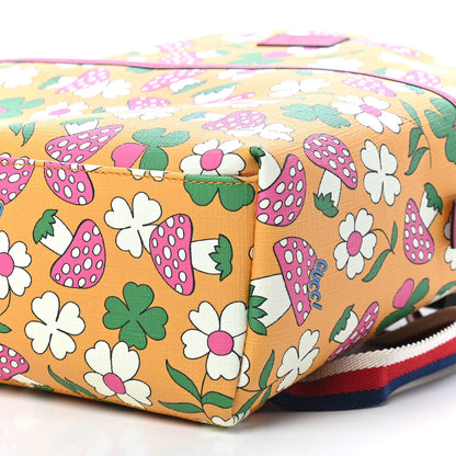 Gucci Canvas Childrens Flower Mushroom Print Backpack 8 of 8