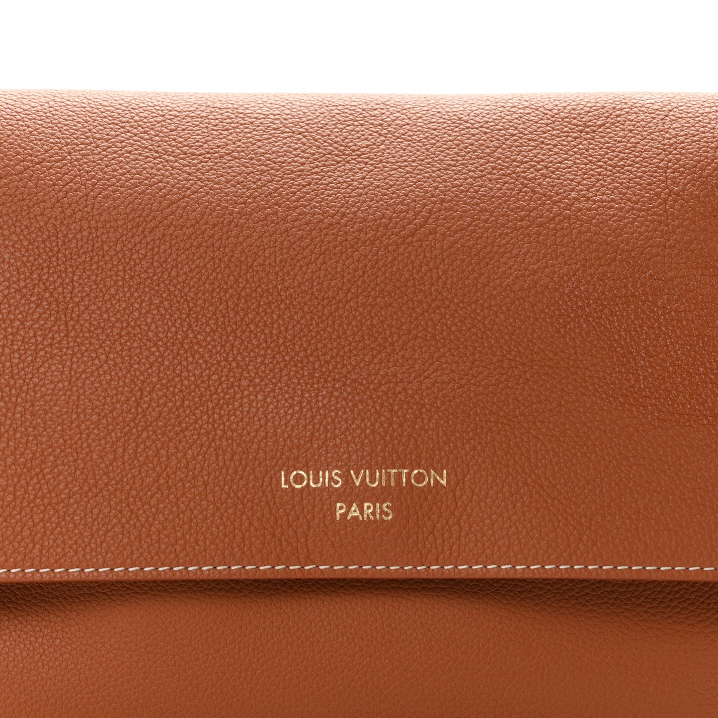 Grained Calfskin Low Key Messenger Cognac
