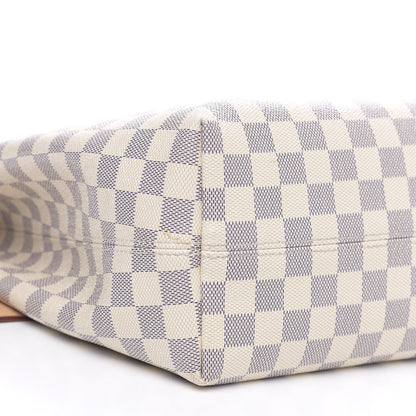 Louis Vuitton Damier Azur Graceful MM Rose Ballerine 9 of 16