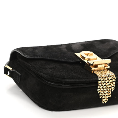 Celine Suede Small Pampille C Bag Black 9 of 10