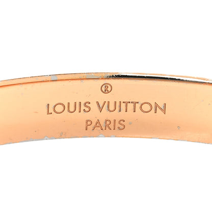 Louis Vuitton Brass Monogram Nanogram Cuff S Gold 5 of 7