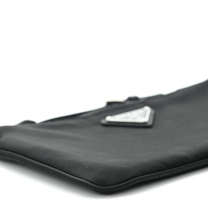 Prada Re-Nylon Saffiano Pouch Wristlet Black 8 of 9
