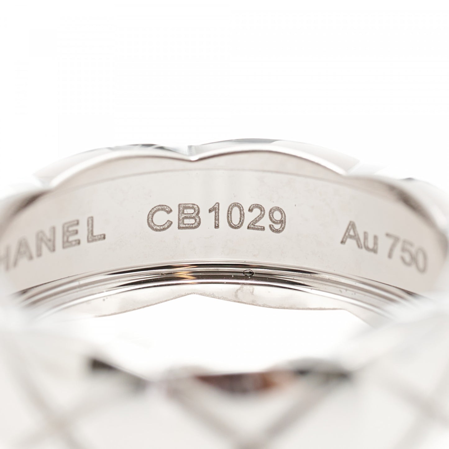 18K White Gold Small Coco Crush Ring 52 6