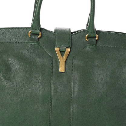 Saint Laurent Sheepskin Large Cabas ChYc Green 6 of 8