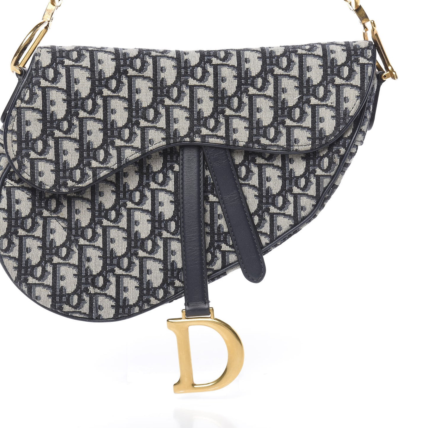 Oblique Saddle Bag Blue