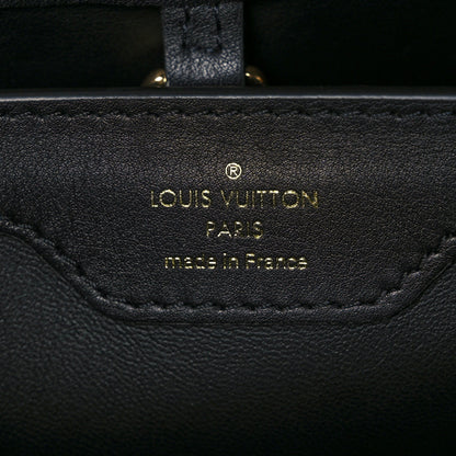 Louis Vuitton Lambskin Damier Quilt Capucines BB Matte Black 7 of 14