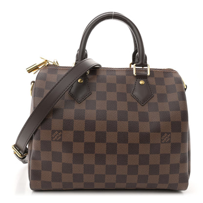 Louis Vuitton Damier Ebene Speedy Bandouliere 25 1 of 11