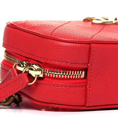 Chanel Grained Calfskin Quilted Waist Bag Red 8 of 9