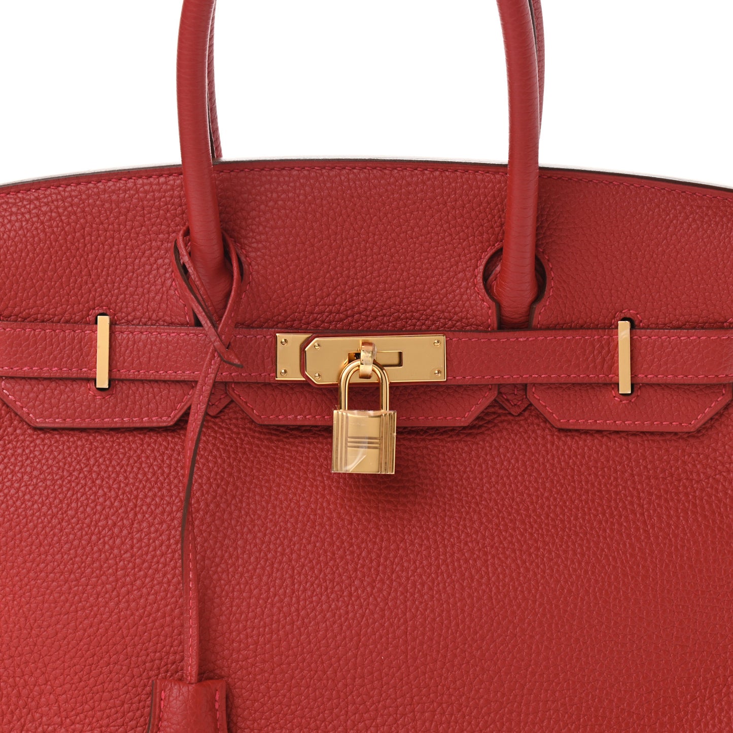 Togo Birkin 30 Rouge Casaque