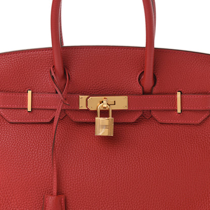 Hermes Togo Birkin 30 Rouge Casaque 8 of 11