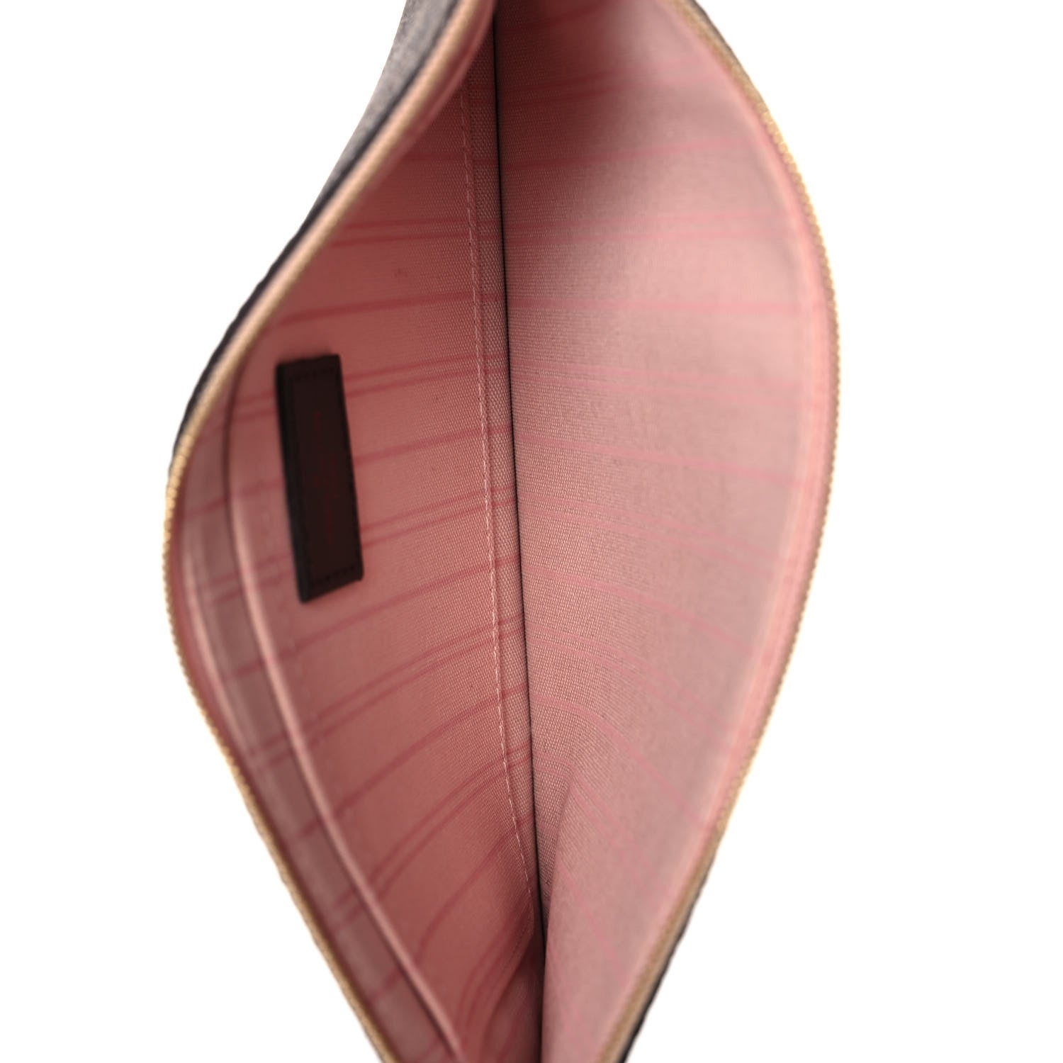 Louis Vuitton Damier Ebene Neverfull MM GM Pochette Rose Ballerine 3 of 8
