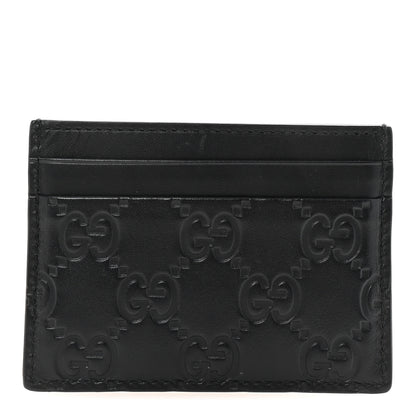 Gucci Guccissima Card Holder Black 1 of 7