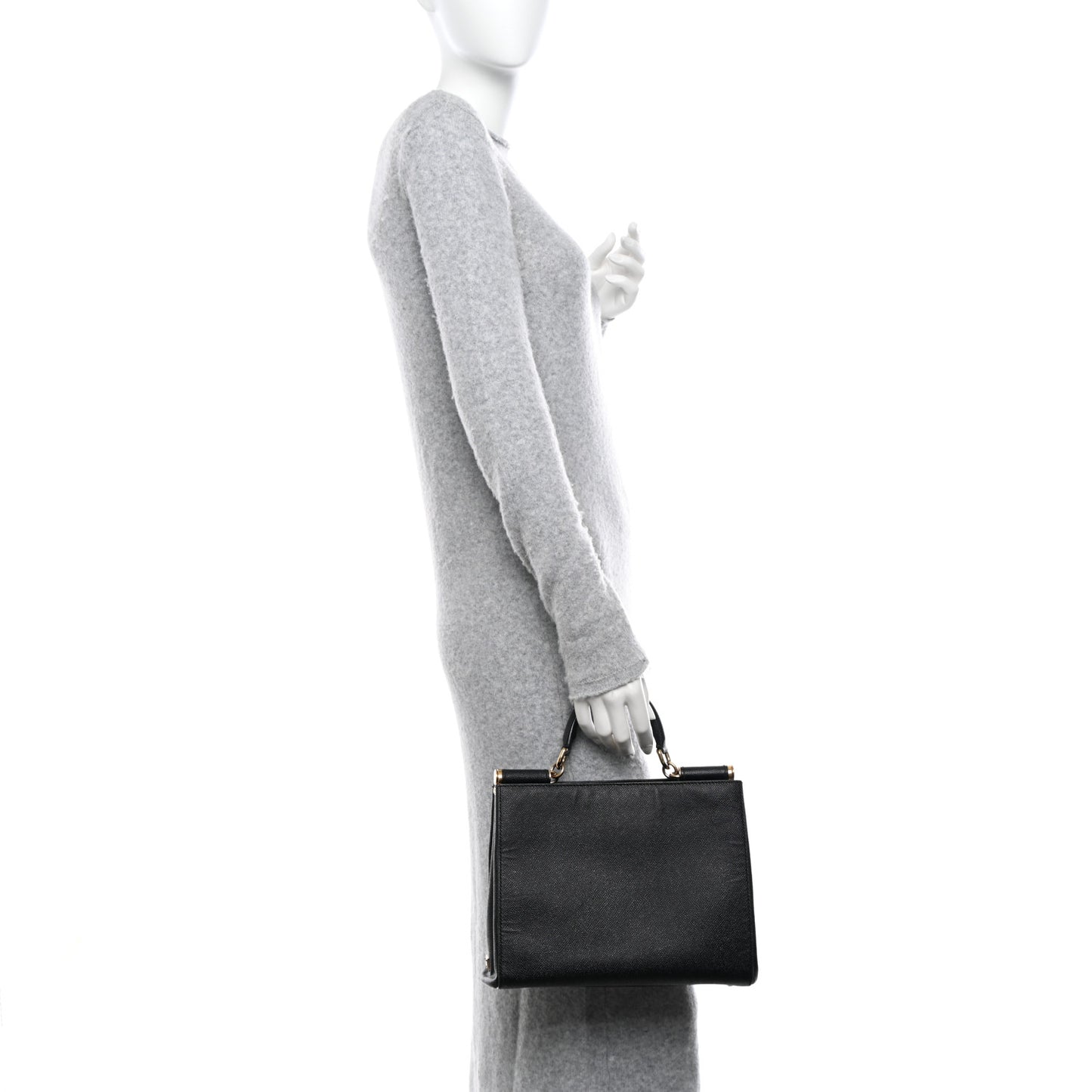 Dauphine Miss Sicily Shopper Tote Black
