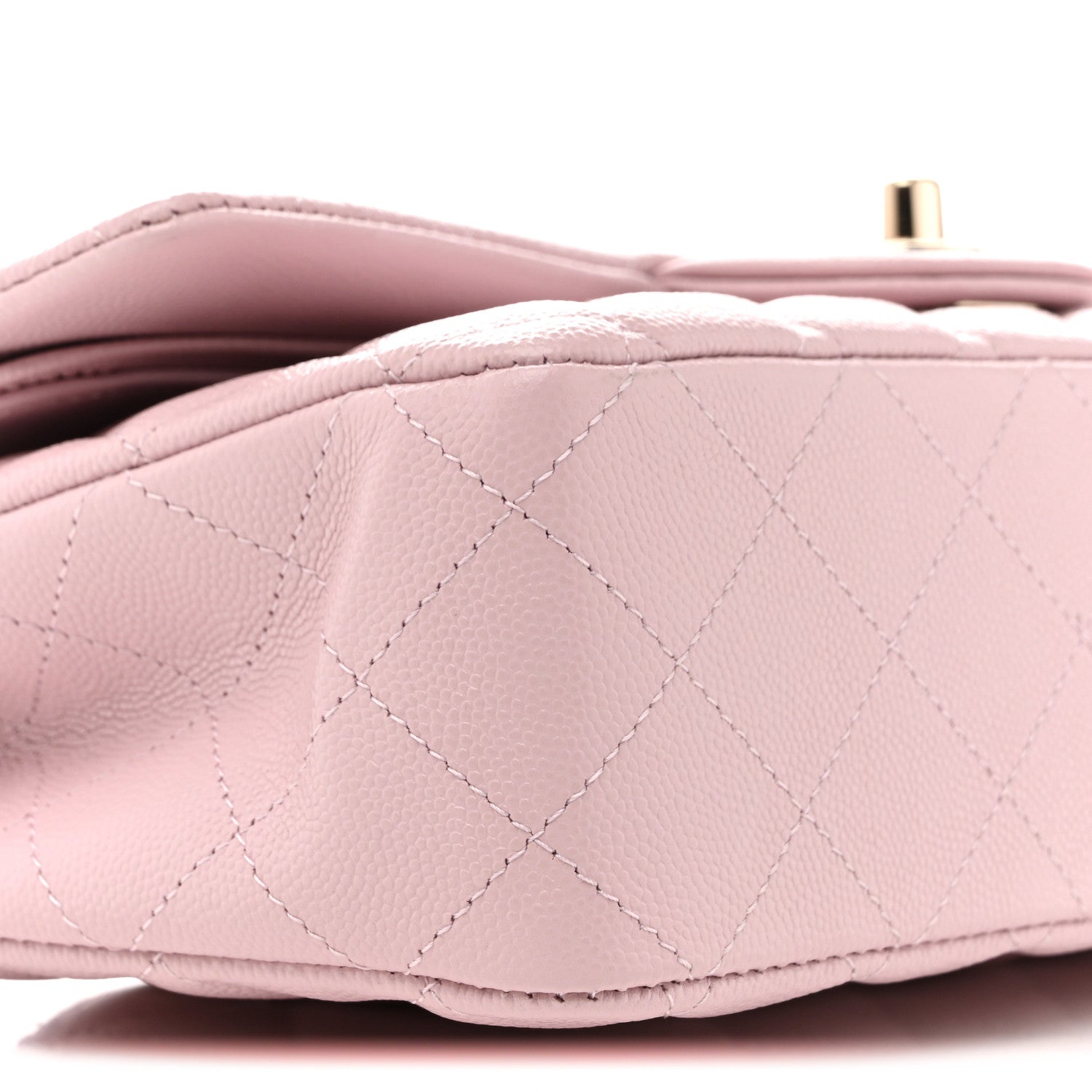 Chanel Caviar Quilted Medium Double Flap Light Pink 9 of 13