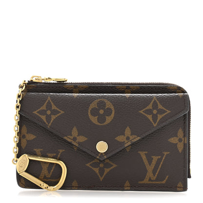 Louis Vuitton Monogram Recto Verso Card Holder Black 1 of 10