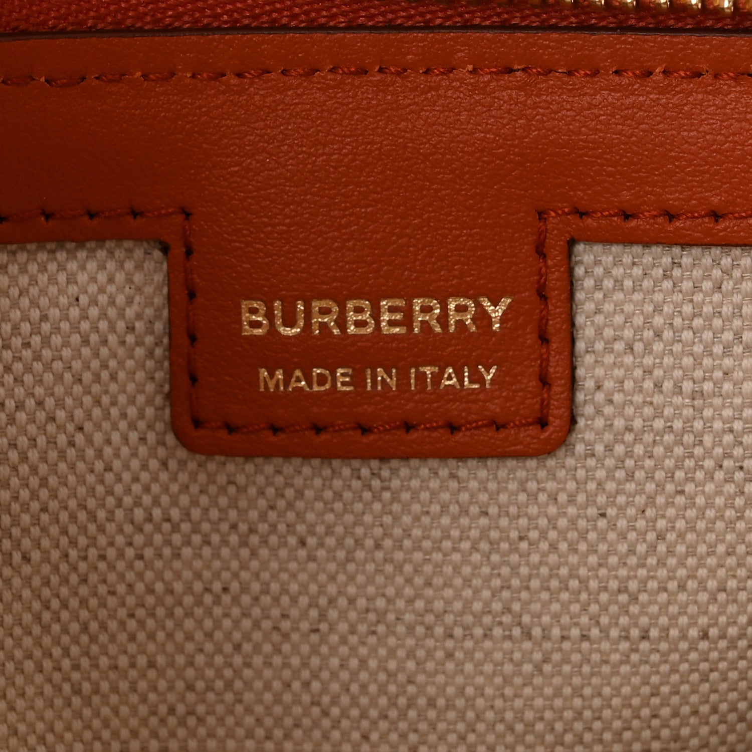 Burberry Canvas Map TB Print Small Olympia Shoulder Bag Orange 6 of 10