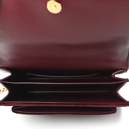 Saint Laurent Velvet Small Monogram Sunset Burgundy 6 of 11