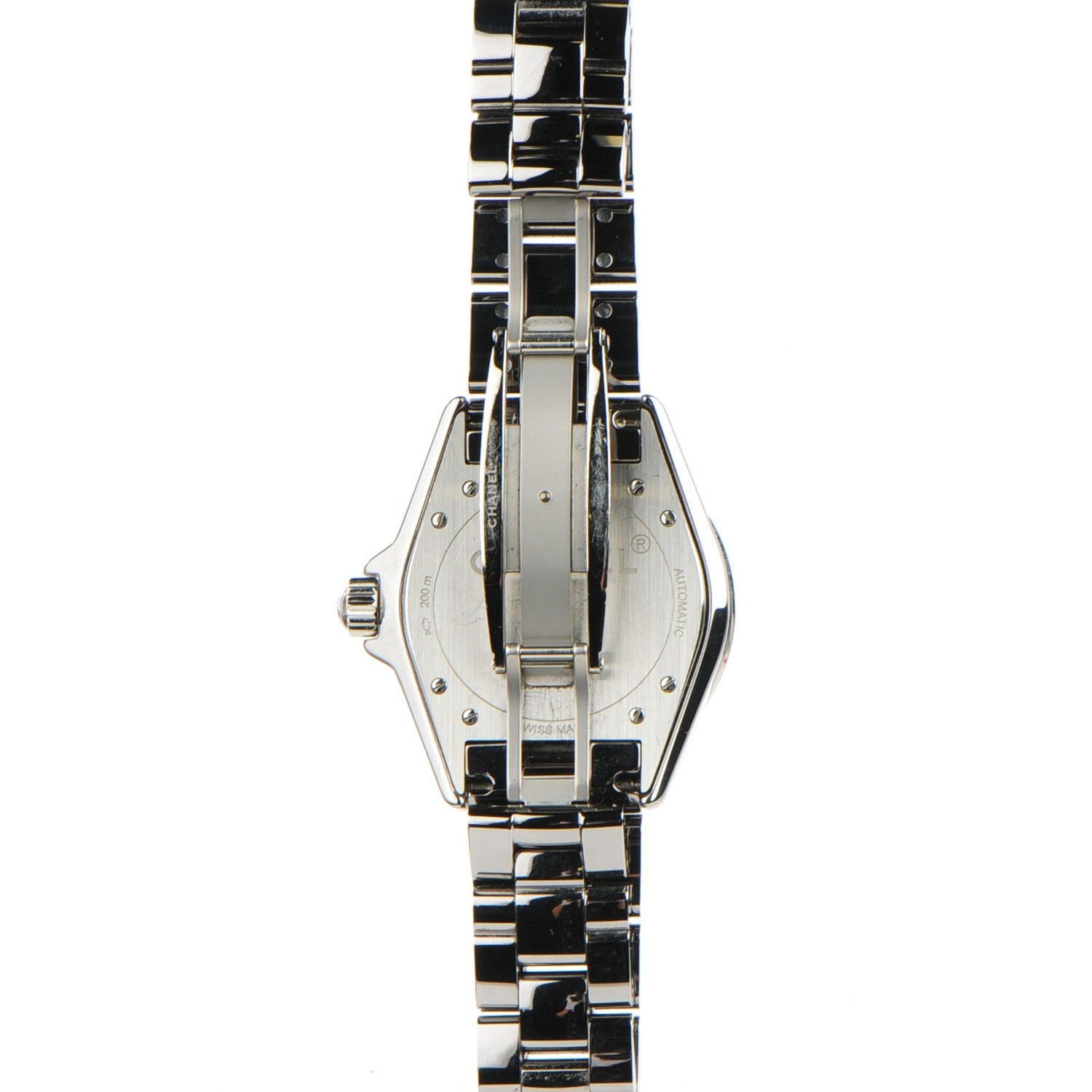 Chanel Titanium Ceramic Diamond 38mm J12 Automatic Watch 3 of 8