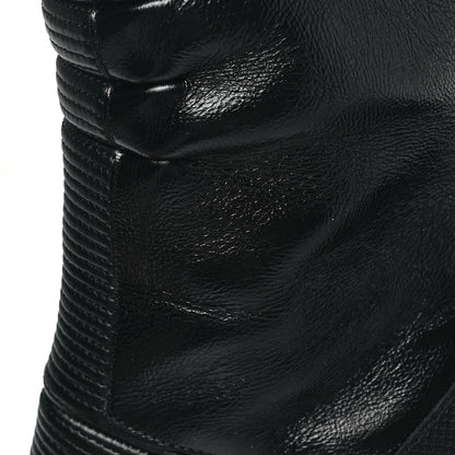 Louis Vuitton Calfskin Berlin Ankle Boots 38.5 Black 9 of 9