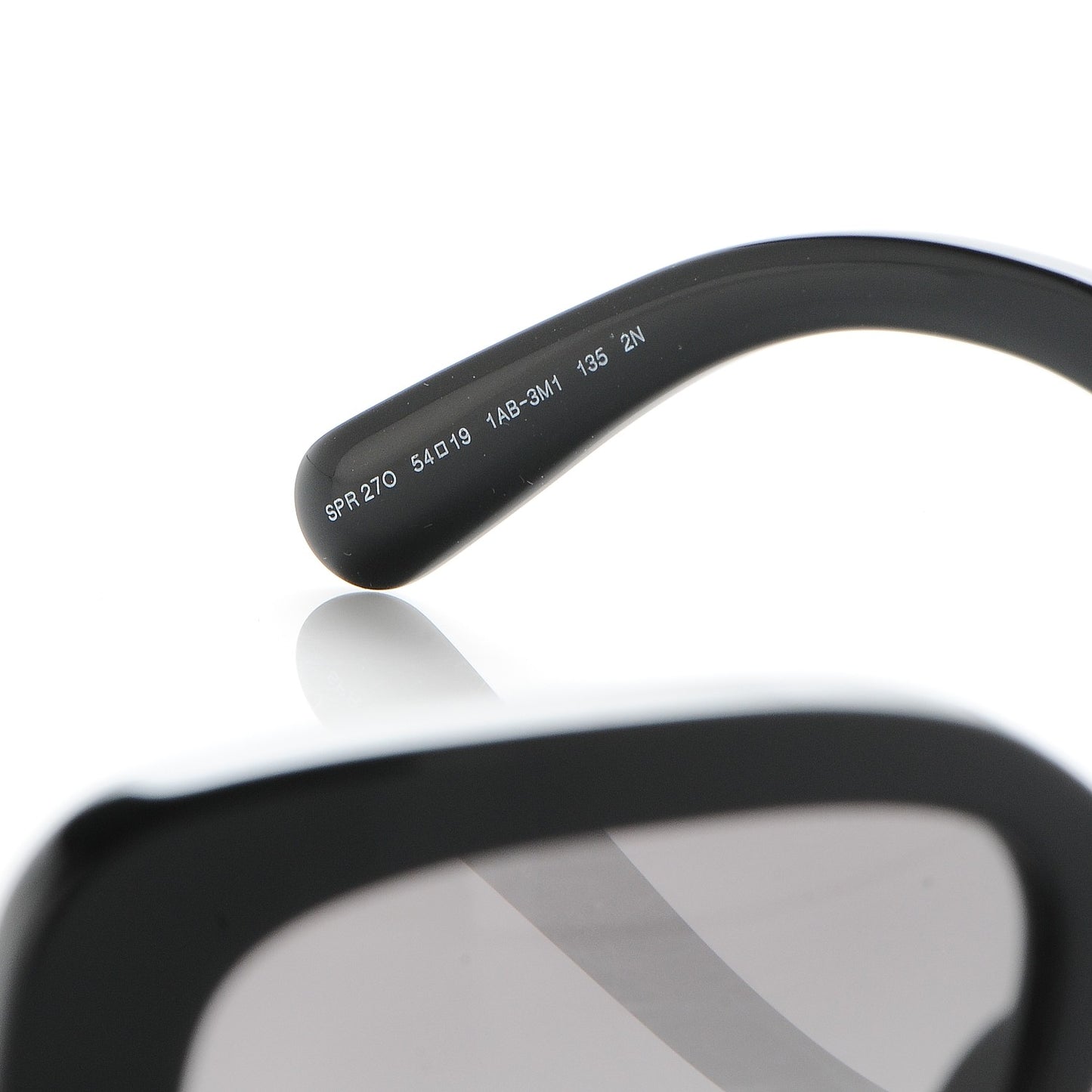 Acetate Baroque Sunglasses SPR 27O Black