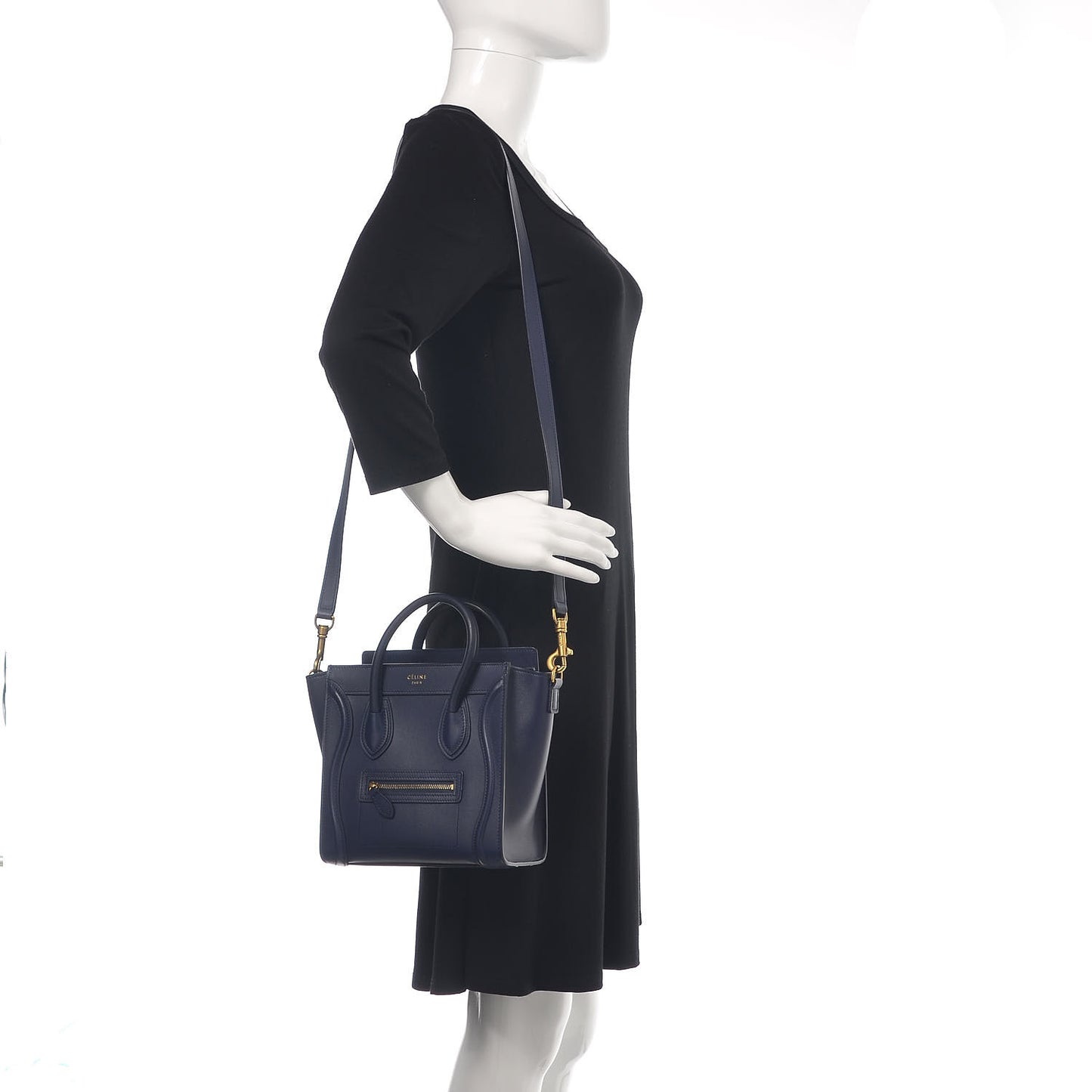 Smooth Calfskin Nano Luggage Ink