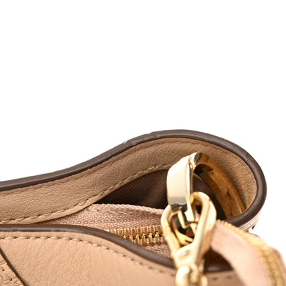 MCM Calfskin Ottomar Monogram Medium Klara Hobo New Beige 11 of 11