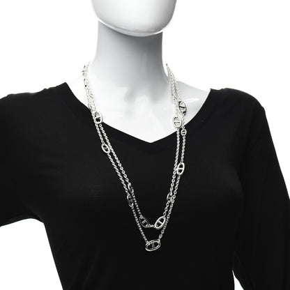 Hermes Sterling Silver Farandole Necklace 160 2 of 5