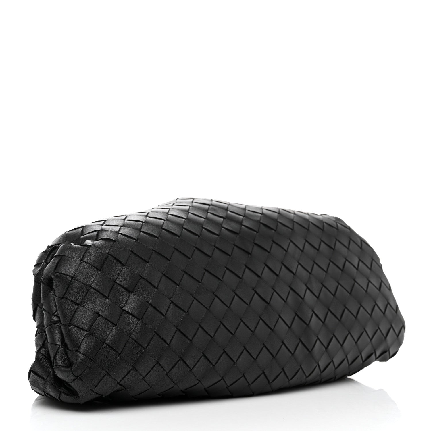 Bottega Veneta Nappa Maxi Intreccio The Pouch Oversized Clutch Black 4 of 7