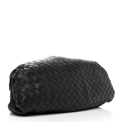 Bottega Veneta Nappa Maxi Intreccio The Pouch Oversized Clutch Black 4 of 7