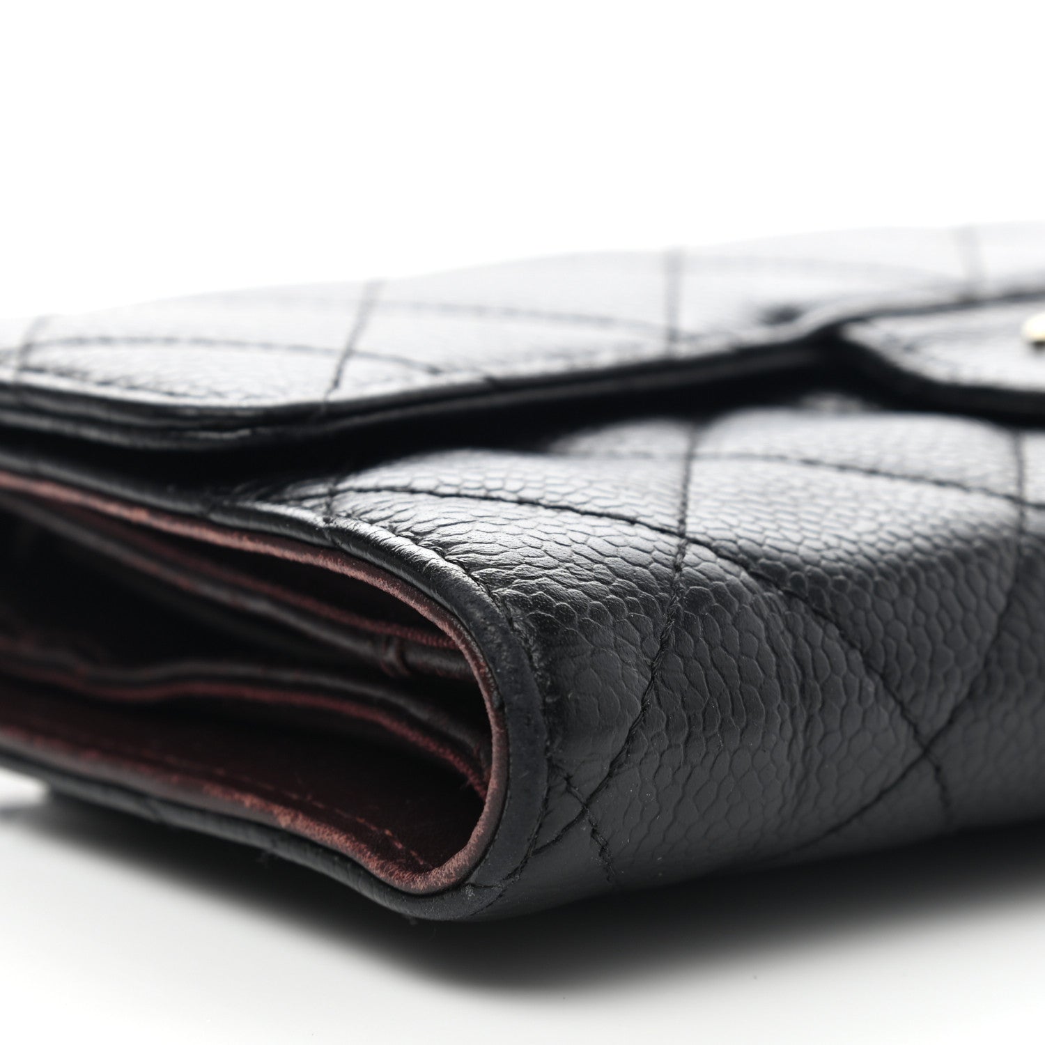 Chanel Caviar Quilted Large Flap Wallet Black 8 of 15