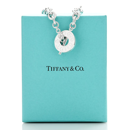 Tiffany Sterling Silver 1837 Toggle Necklace 4 of 4