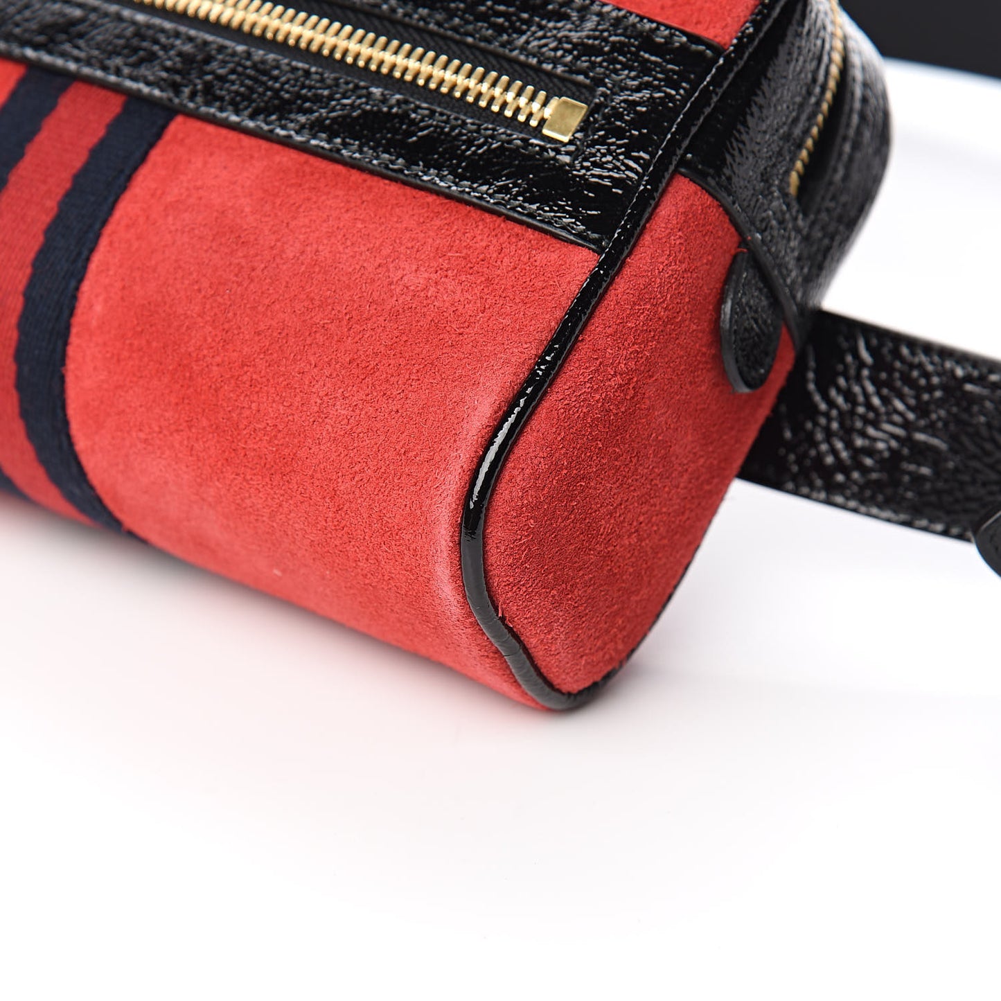 Suede Small Ophidia Belt Bag 85 34 Hibiscus Red