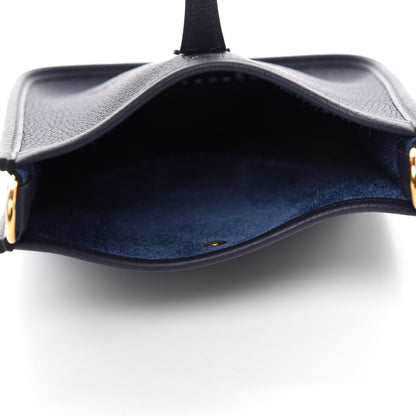 Hermes Taurillon Clemence Amazone Evelyne TPM Bleu Nuit Bleu Indigo 5 of 11