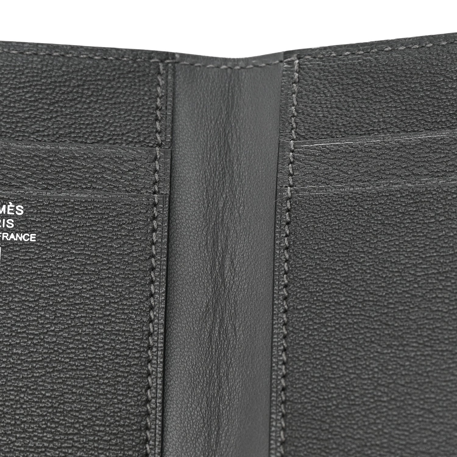 Hermes Matte Alligator MC2 Euclide Card Holder Graphite 8 of 9