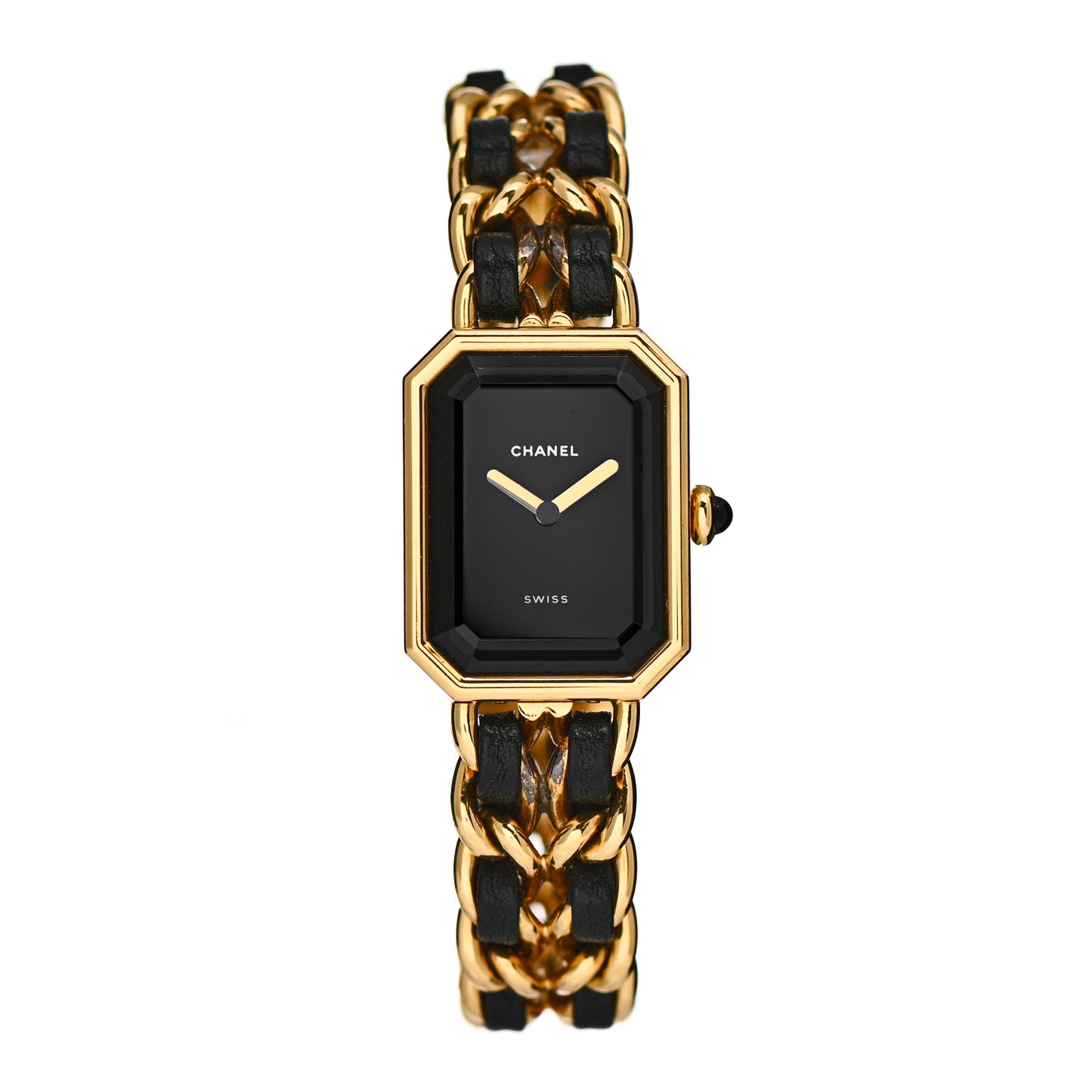 Stainless Steel Lambskin 20mm Chain Premiere Quartz Watch Gold M