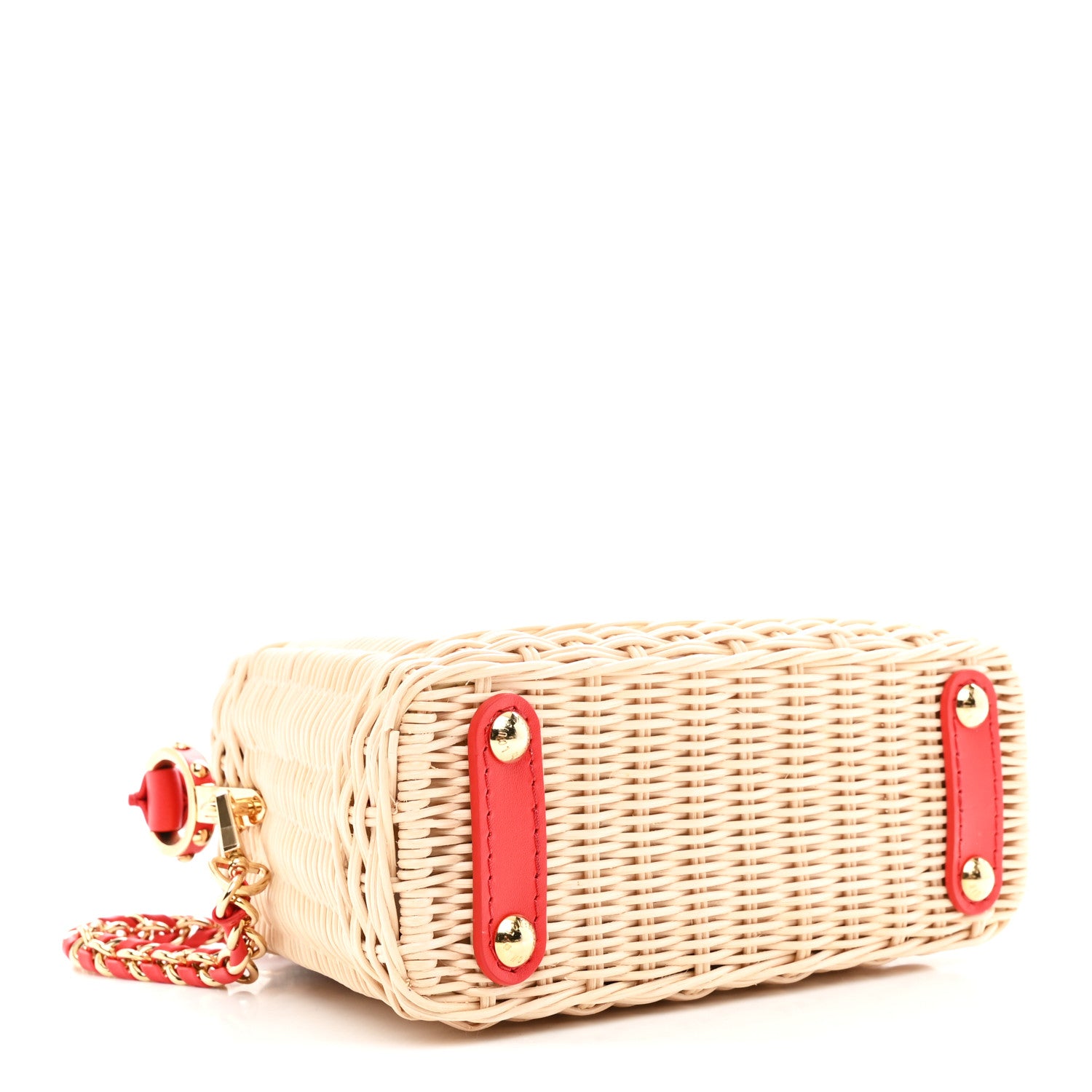 Louis Vuitton LV X TM Rattan Denim Calfskin Cerises Capucines Mini 4 of 9