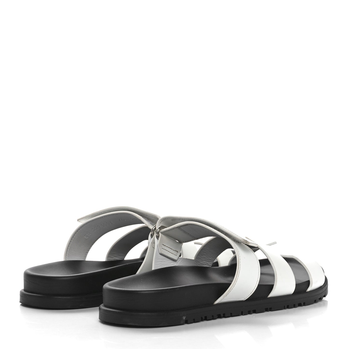 Calfskin Womens Chypre Sandals 40 White