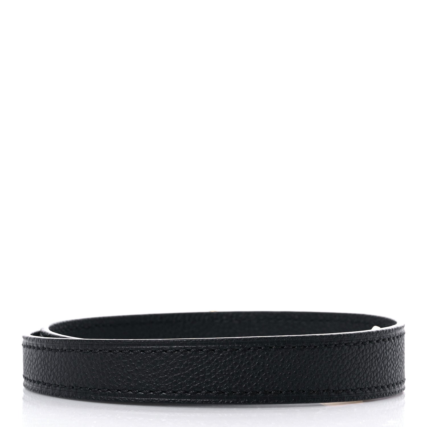Louis Vuitton Calfskin 12mm Shoulder Strap Black 2 of 3