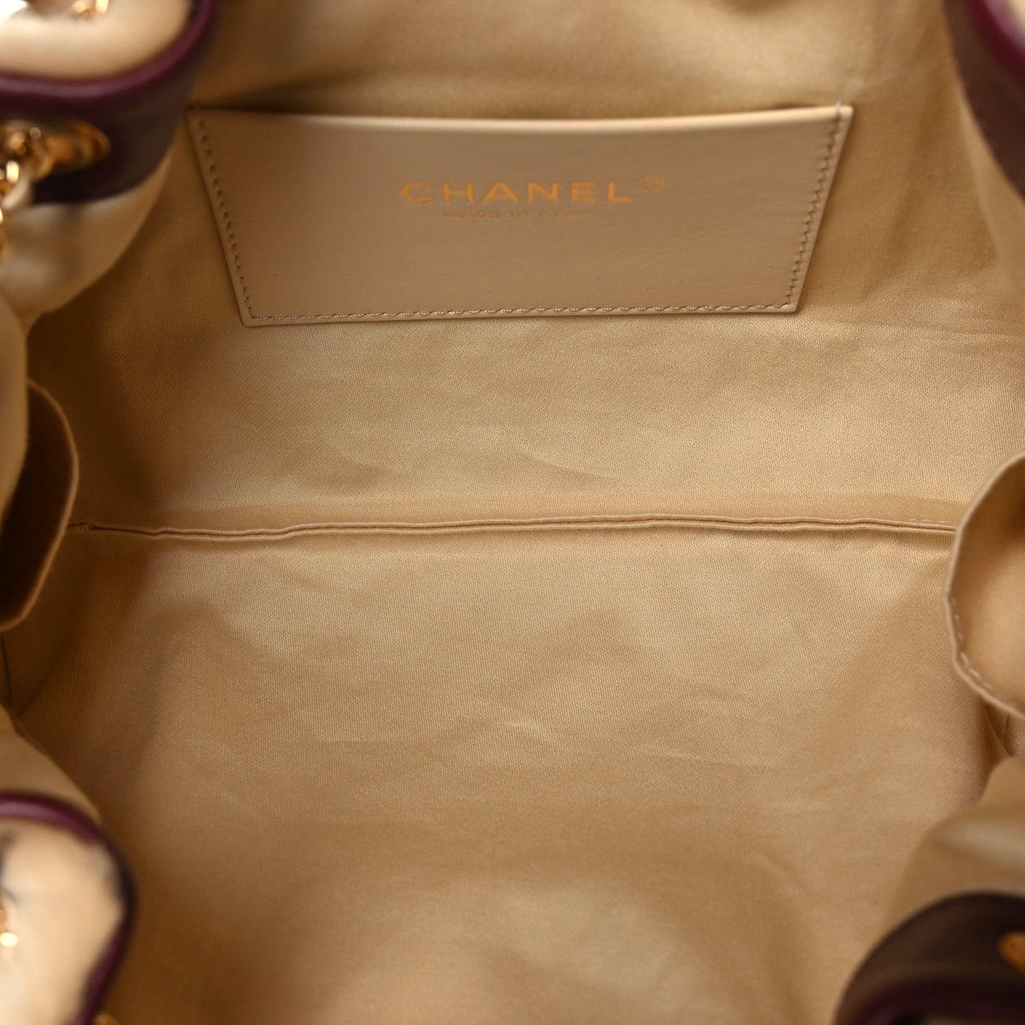 Pony Hair Mini Chanel 25 Handbag Beige Black