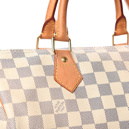 Louis Vuitton Damier Azur Speedy 30 14 of 22