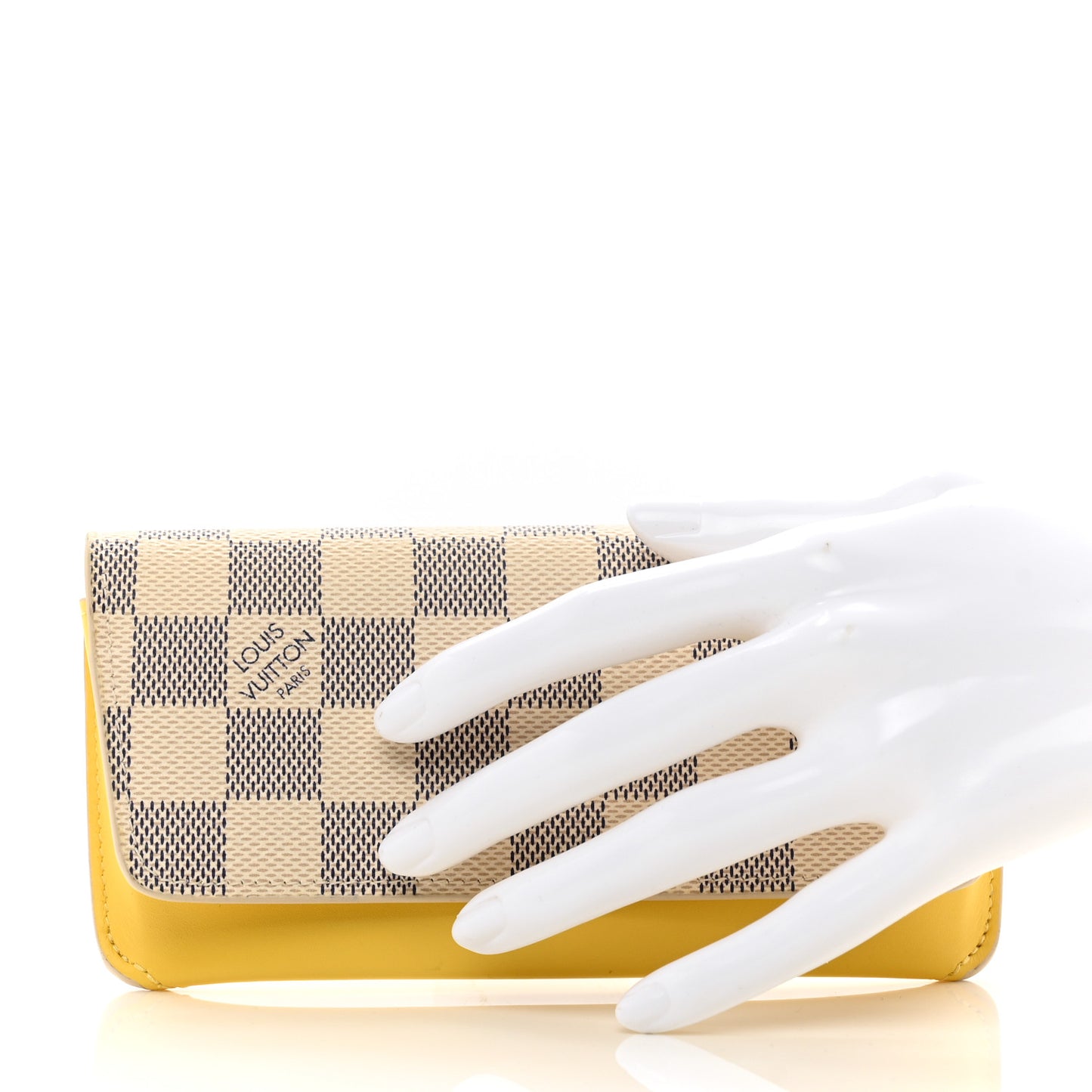 Damier Azur Woody Sunglasses Case Pineapple