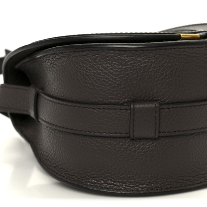 Chloe Grained Calfskin Small Marcie Round Crossbody Bag Bold Brown 10 of 11