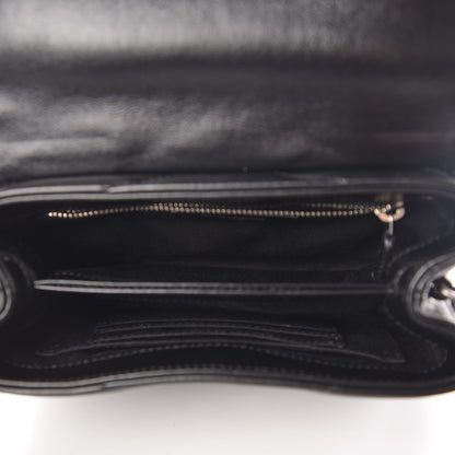 Saint Laurent Calfskin Y Quilted Monogram Toy Loulou Crossbody Bag Black 7 of 16