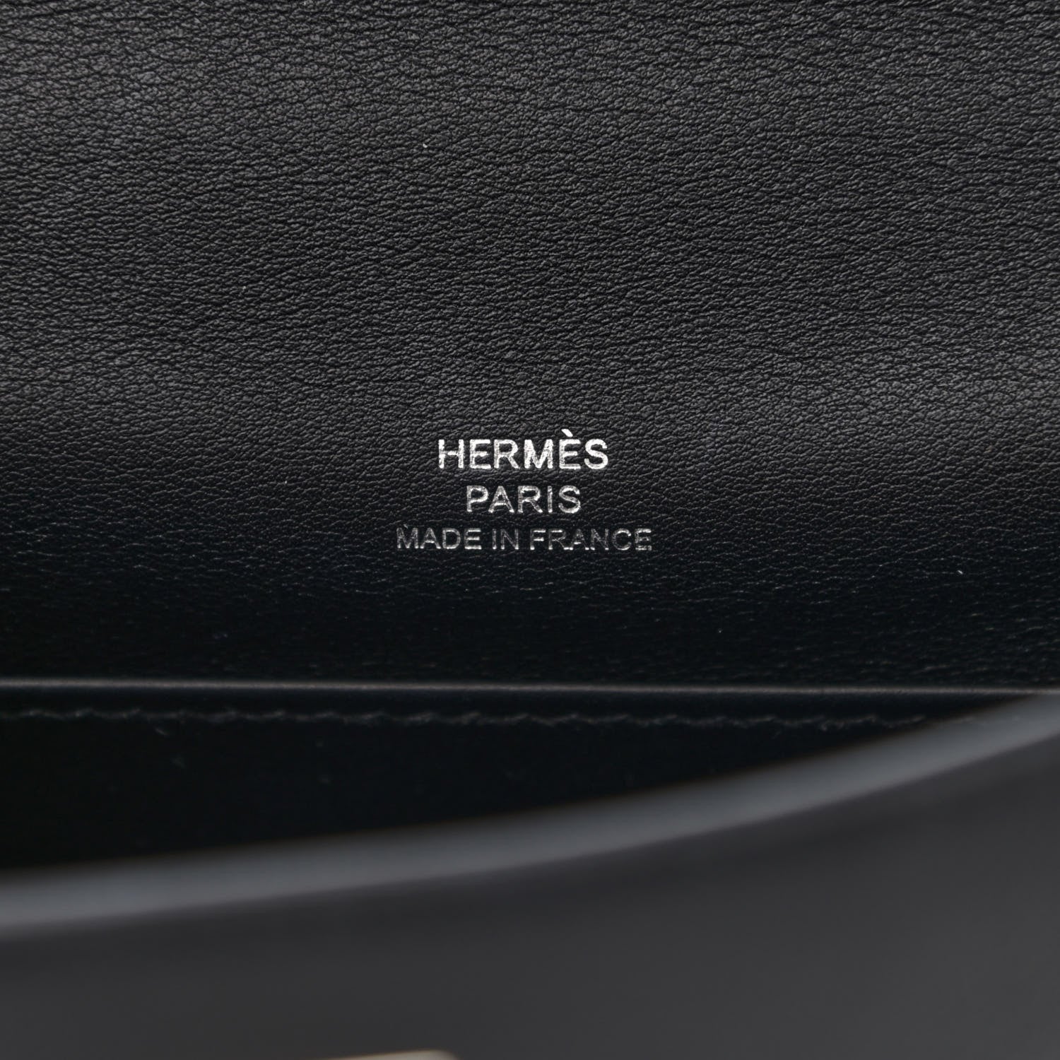 Hermes Swift Kelly Pochette Clutch Black 6 of 11