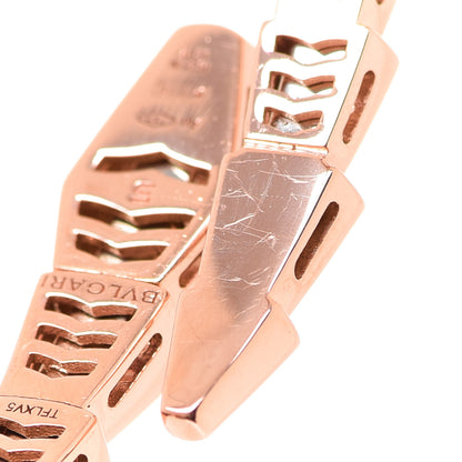Bulgari 18K Rose Gold Diamond Serpenti Viper Bracelet S 5 of 6